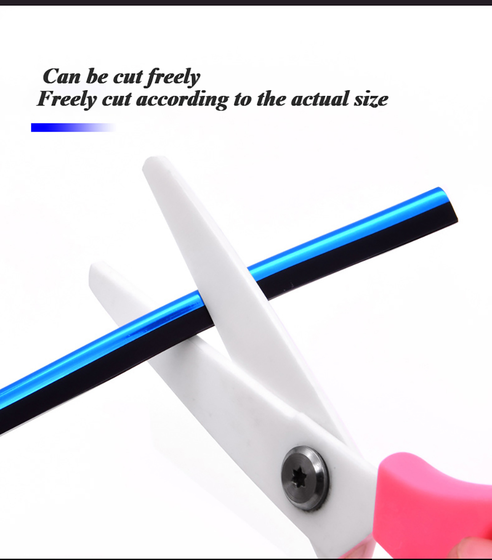 Car Air Conditioner Vent Outlet Trim 10pcs Pink DIY U Shape Car Trim Strip Auto Interior Side Air Vents Strip Car Interior Trim