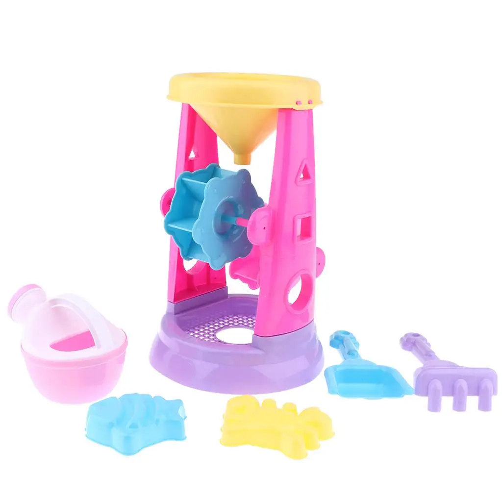 Double Sandwheel Beach  Toy Set for Children with Shovel And