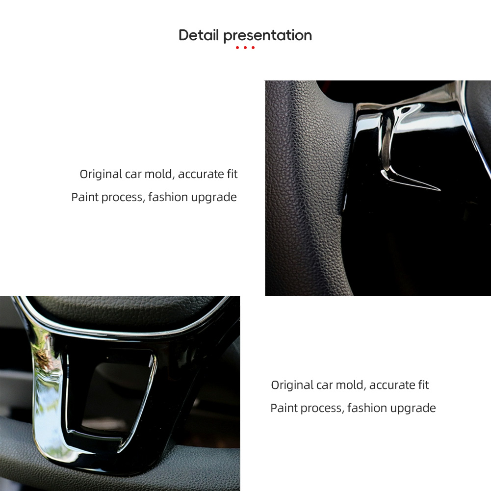 Auto Innen Lenkrad Abdeckung Trim Aufkleber Zubehör für Volkswagen VW Golf 7 GTI MK7 POLO 2014 2015 Jetta MK6 2015 2016 – Detail 3