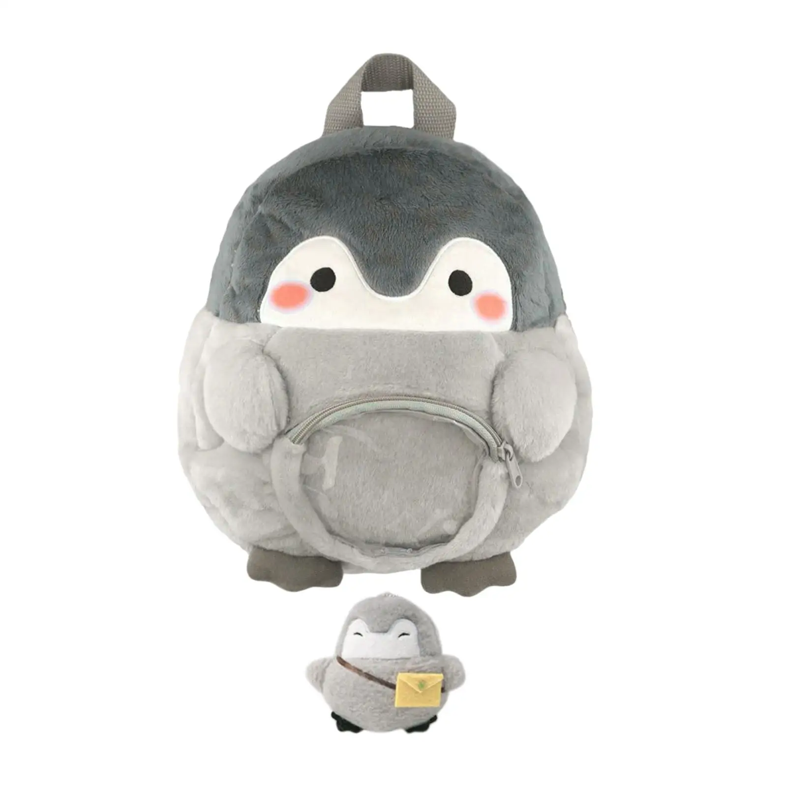 Penguin Backpacks Y2K Plush Bag for Adult Teen Boys Girls