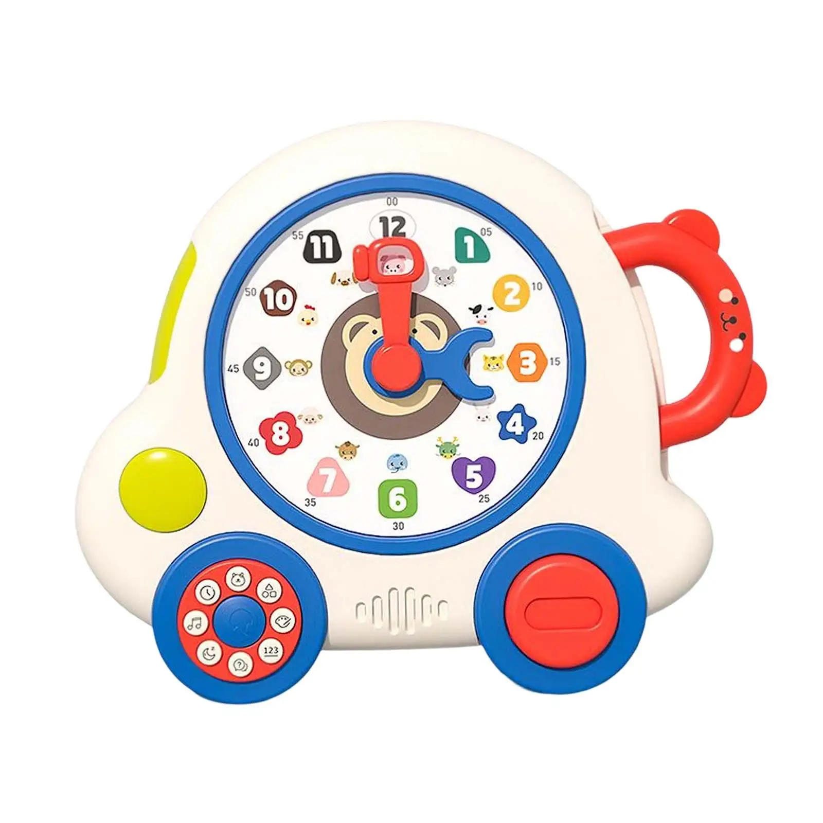 Kids Clock Learning Machine Portable Multiple Modes Enlightenment Educational Electronic Interactive Learning Toy for Boys Girls