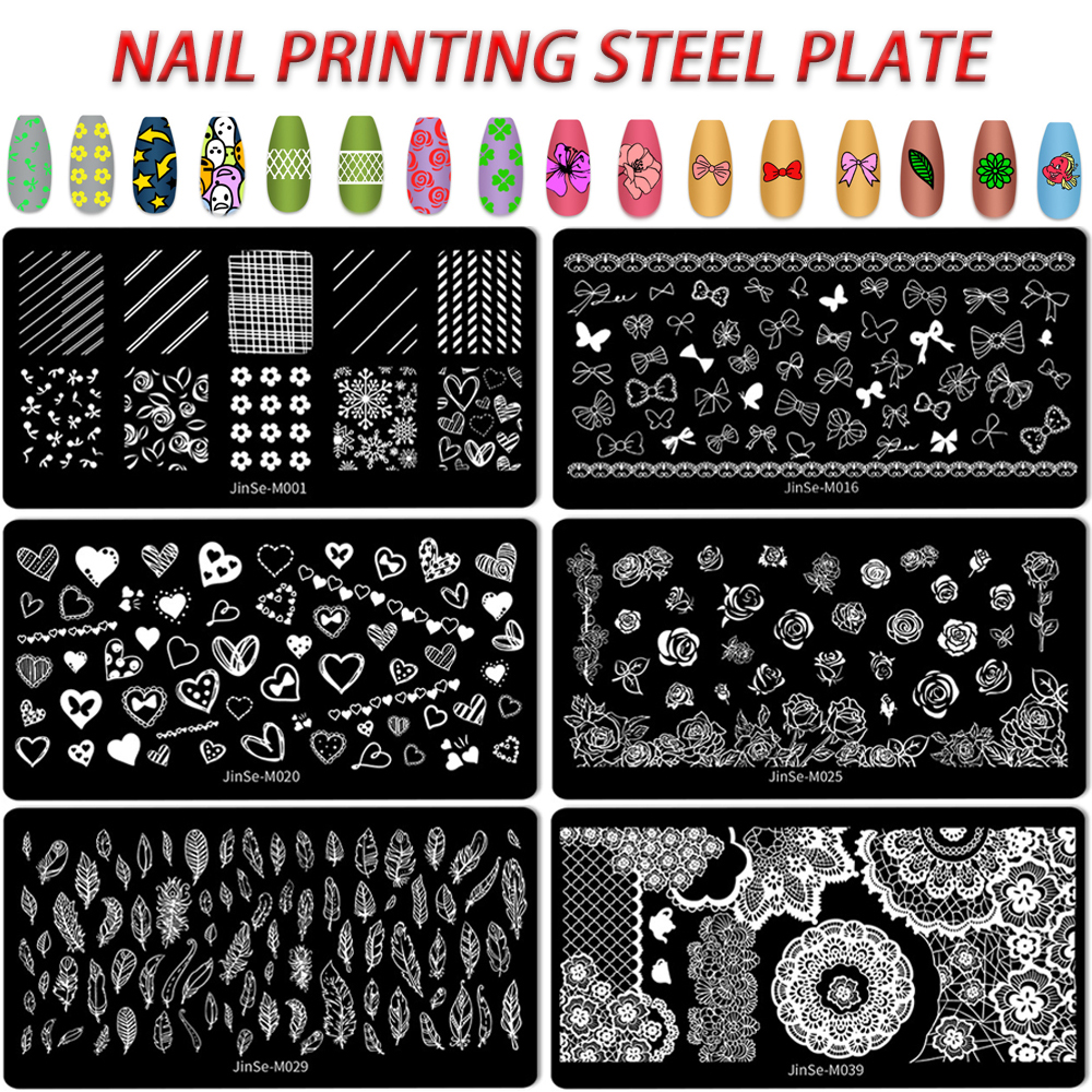 Best of Manicure Template Silicone Seal Printing Tools Steel Plate Pattern Transfer Nail Art Materials Decoration Stamping Accessories Reviews & Tips