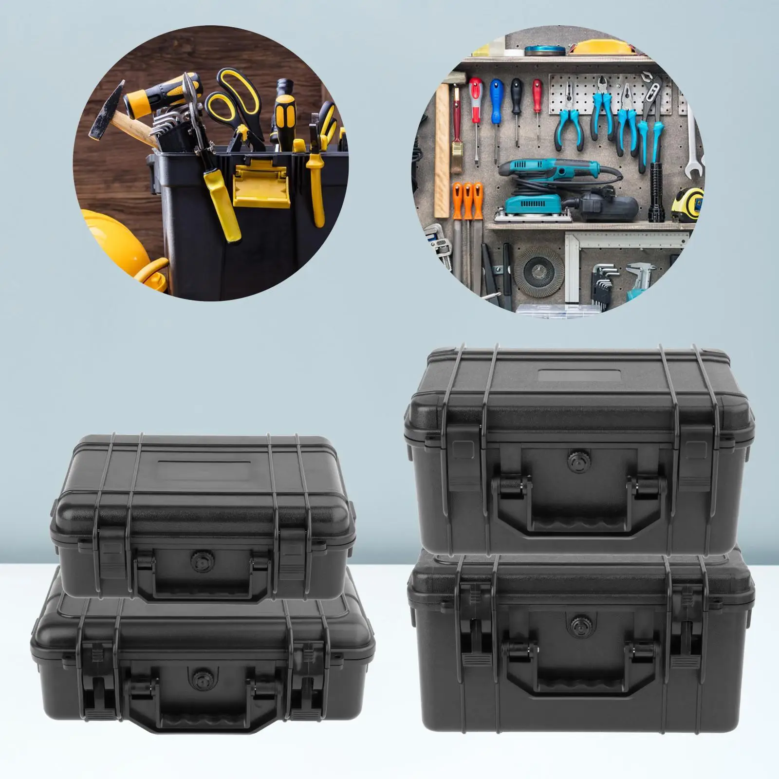 Tool Storage Box Storage Container Suitcase Sealed Tool Case Protective for Cameras Screwdriver Tools Parts Tools Accessories