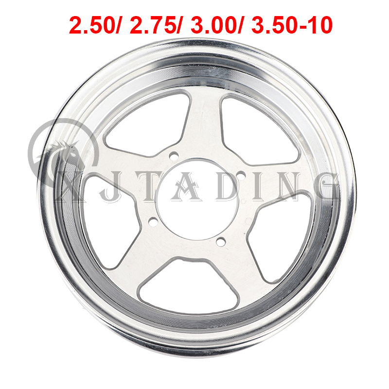 10 zoll Aluminium rad hub 2,50-10 2,75-10 3,00-10 3,50-10 vakuum Felgen Für affe Fahrrad golden boy Motorrad Elektrische roller – Detail 1