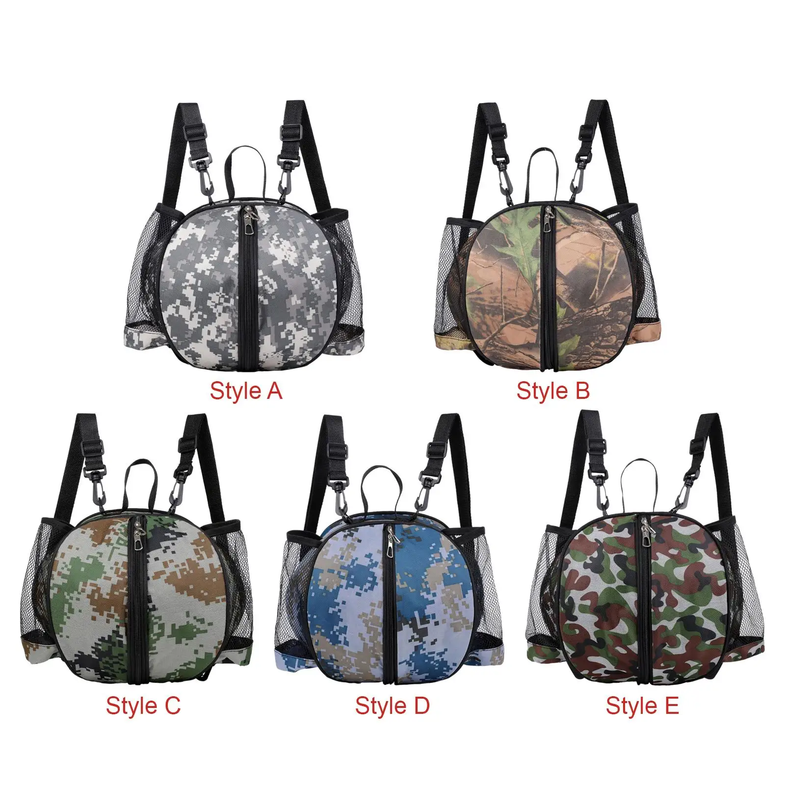 Basketball Shoulder Bag Backpack Soccer Storage Bag Holder Professional