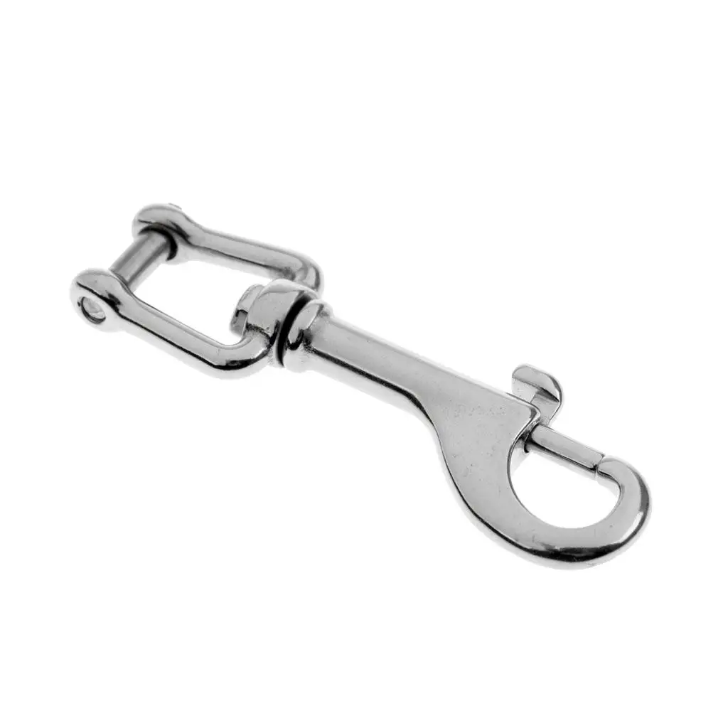 Swivel  Stainless Steel 6 Marine Hook Chain Clip Boat Parts Rigging 