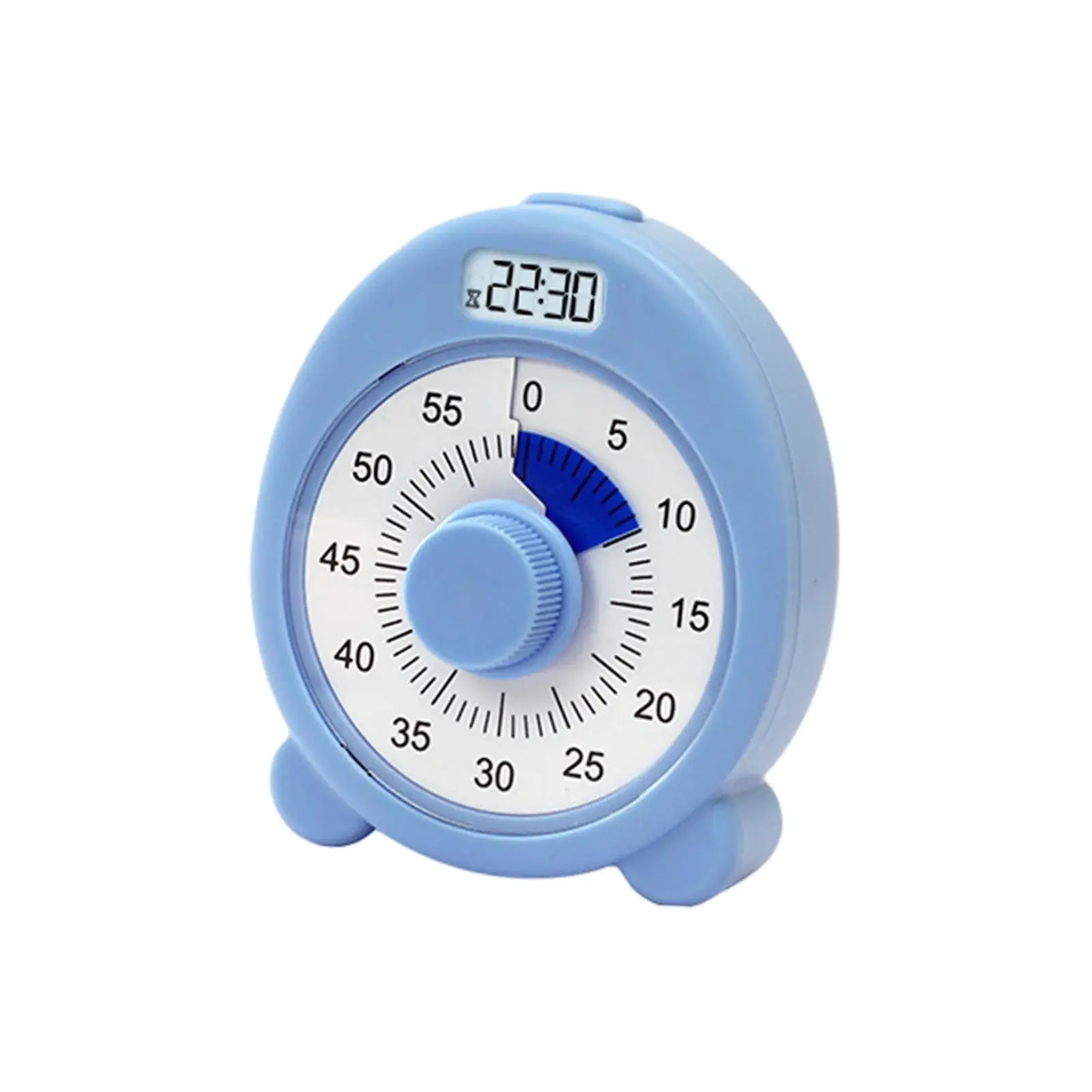Dual Screen Visual Timer Analog Baking Alarm Clock for Meeting Teaching Kids