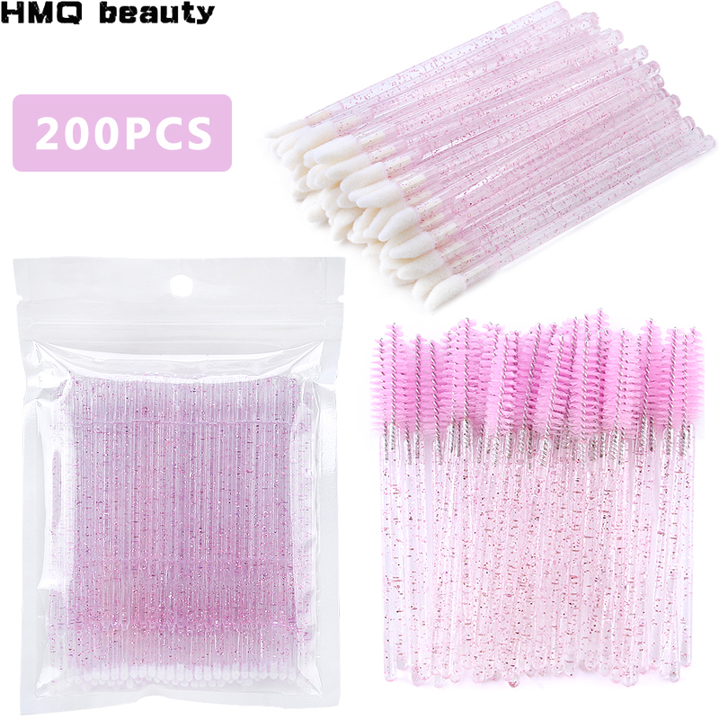 Best of 100 / 200Pc Disposable Makeup Brushes Crystal Lip Gloss Microbrush Mascara Wands Applicator Eyelash Extension Supplies Accessories Reviews & Tips