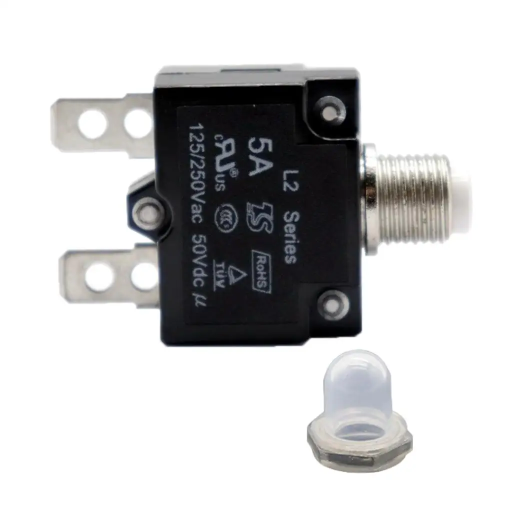 5Amp Circuit Breaker Thermal Breaker Thermal  Switch for  AC 125/250V 50V DC