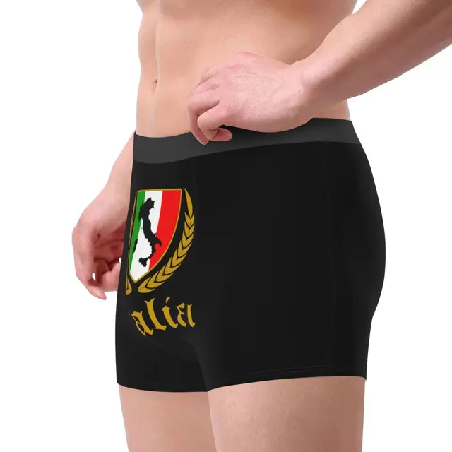 Sexy Boxer Shorts Panties Men Italian Flag Of Italy Italia Underwear  Breathable Underpants for Male S-XXL