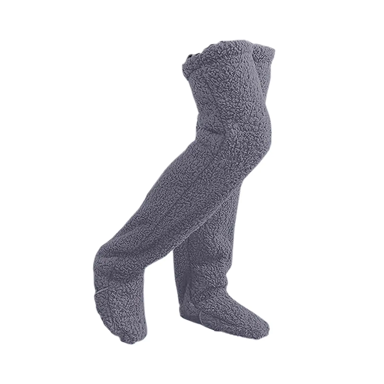 Thigh High Socks Winter Home Sleeping Socks Soft Foot Wrap Plush Leg Warmers