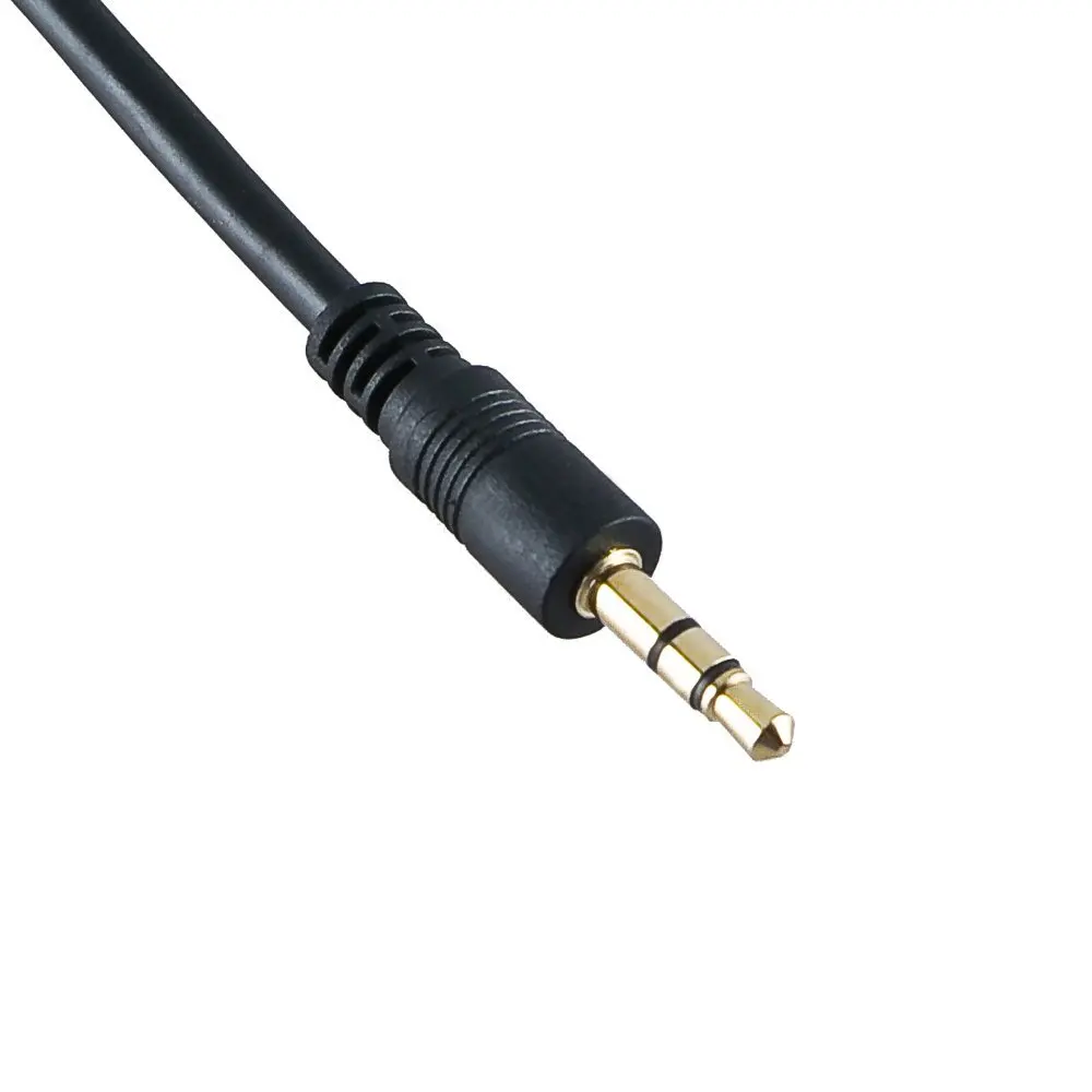 Gold  3.5mm AUX Cable  Plug for  / MP3  Grande Punto 2007