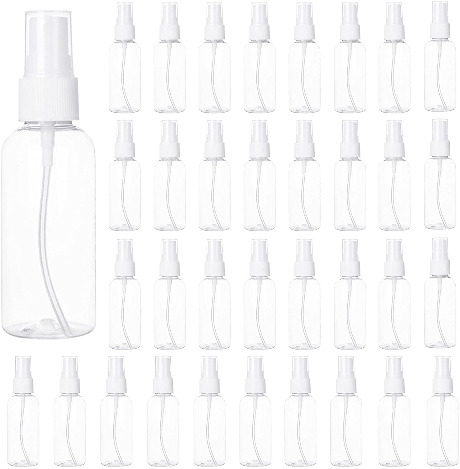 Best of 10PCS 30ml 50ml 100ml Spray Bottle Mist Sprayer Clear Fine Empty Travel Reusable Liquid Water Hair Cleaning Solutions Container Reviews & Tips