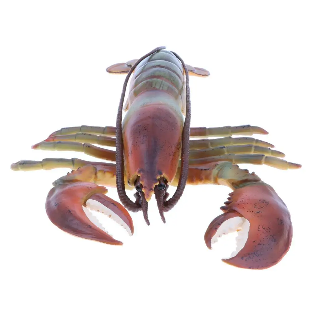  Cyan Lobster Action Figure, Plastic  Animal Model Figurine  Gift