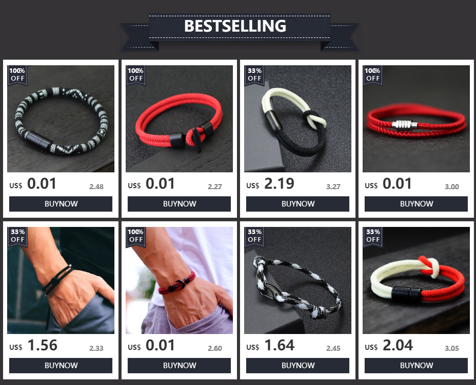 Neue Klasse ein Kiels eil Armband Männer Edelstahl Magnet verschluss Pulsera Roja Armband Tissu Homme Geschenk für ihn Schnur Kette Joias – Detail 1