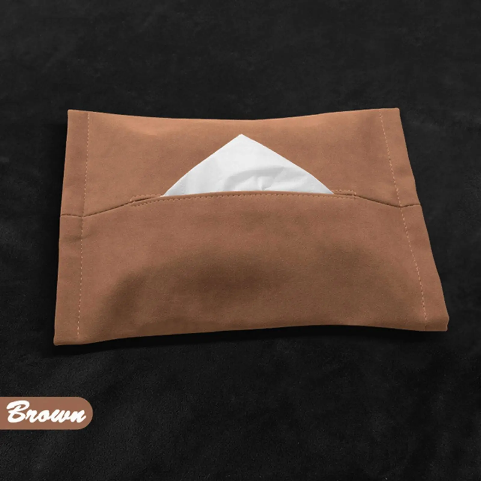 Car Tissue Holder Hanging Tissue Clip Small Size Tissue Bag Case Napkin Holder for Tesla Model 3 Y S/x Sun Visor Dashboard