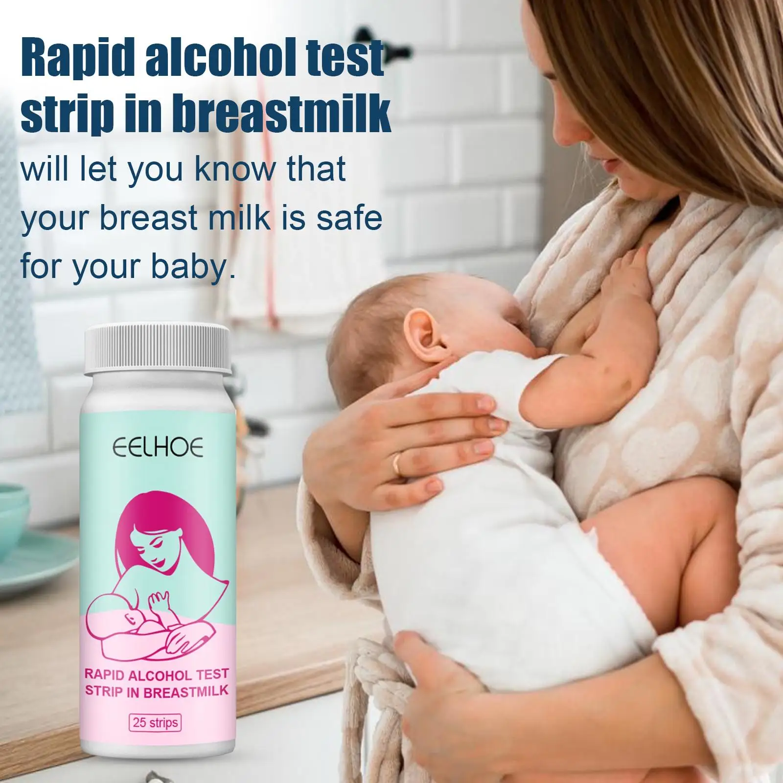 Breastmilk Test Strips, home for Breastfeeding and Lactation Milk Testing, Give Nursing , Precise detect