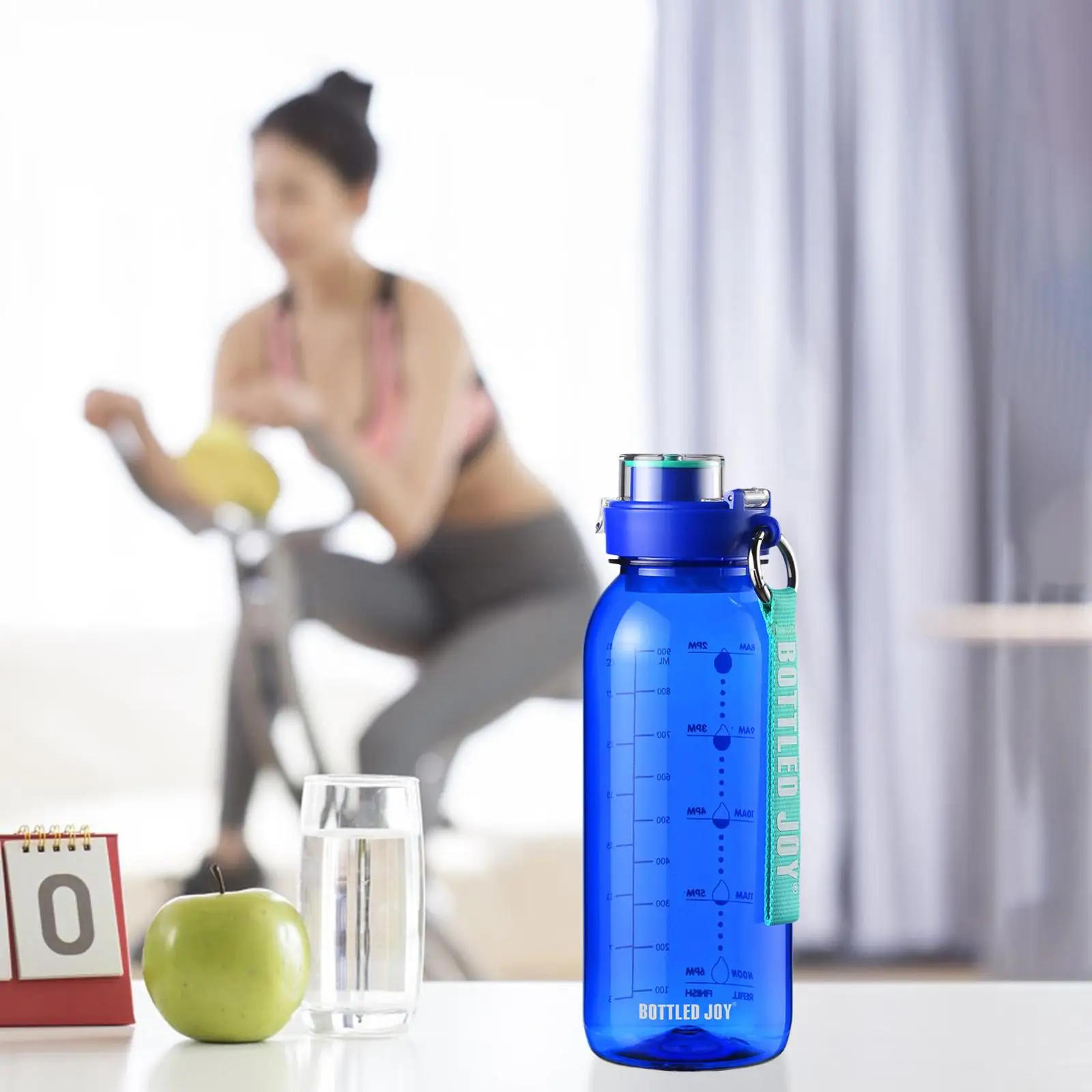 1L Bicycle Water Bottle Drinking Workout Kettle for Biking Camping Soccer