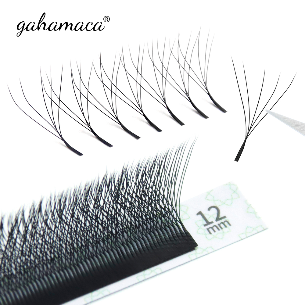 Best of GAHAMACA W Shape Eyelash Extensions 3D4D5D Premade Volume Fans W Style Faux Mink Soft Easy Faning Professional Natural Lashes Reviews & Tips