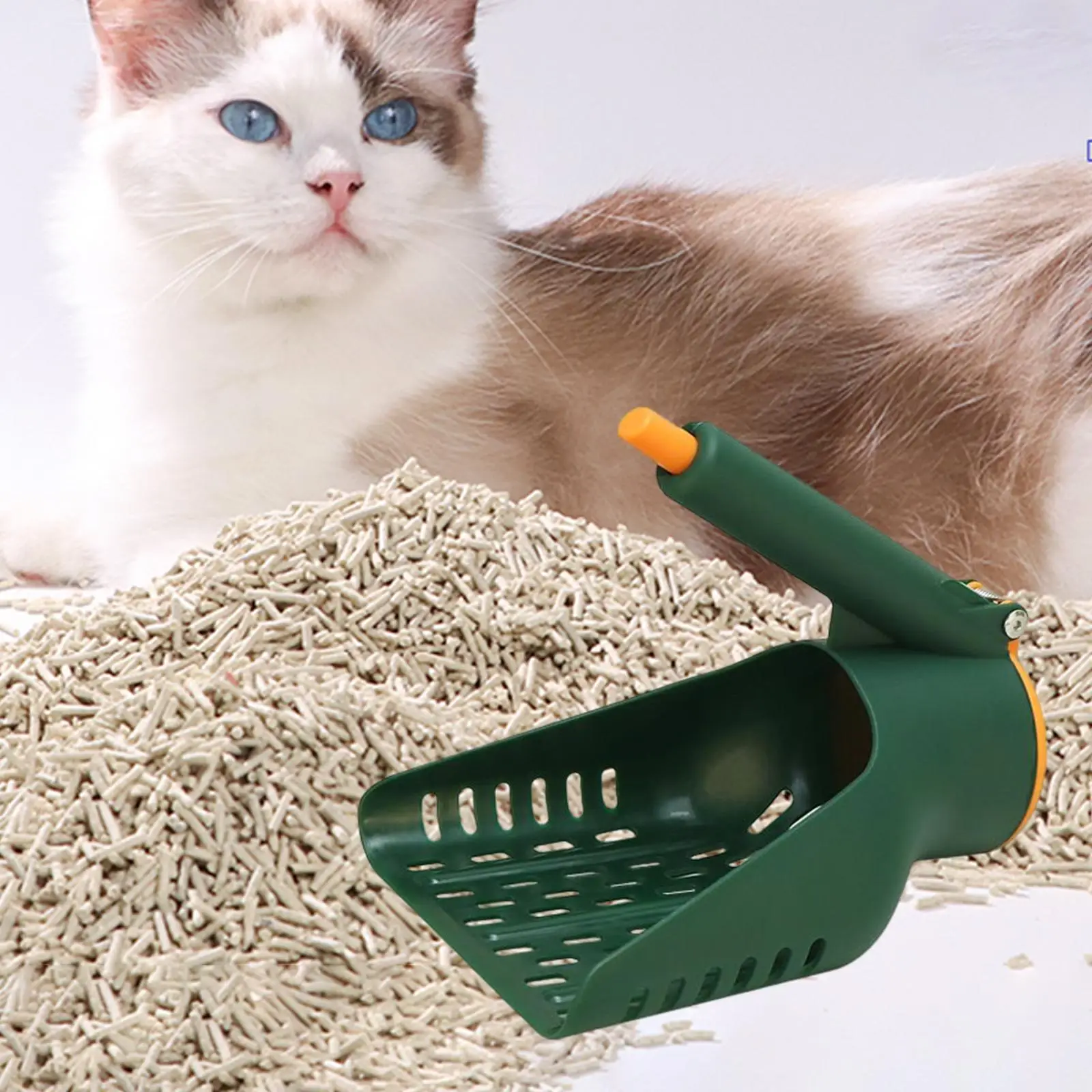 Pressing Cat Litter Scooper Waste Spoon Large Capacity Cleaner Tools Tray