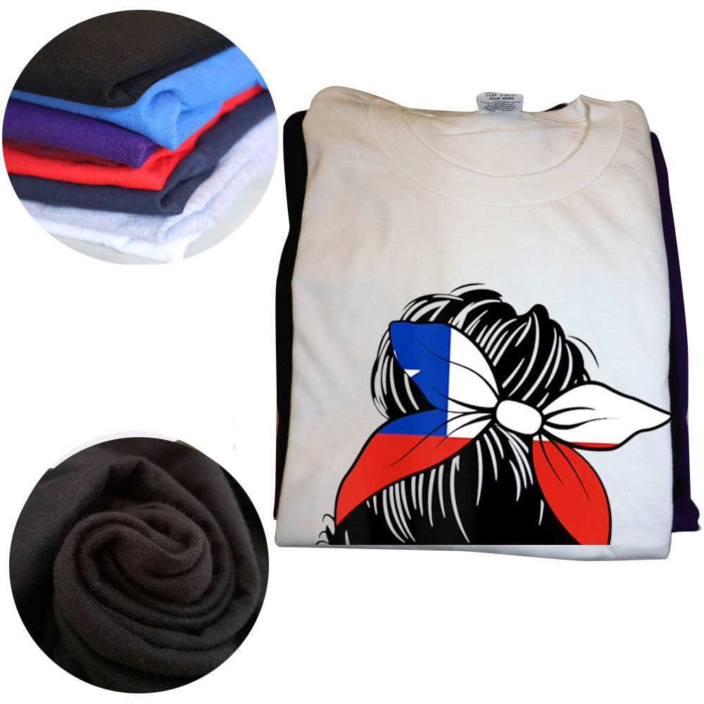 Lustige chilenische Chile Mädchen Flagge T Shirts Sommer Stil Grafik Baumwolle Streetwear Kurzarm Geburtstag Geschenke T-shirt Herren Kleidung – Detail 4
