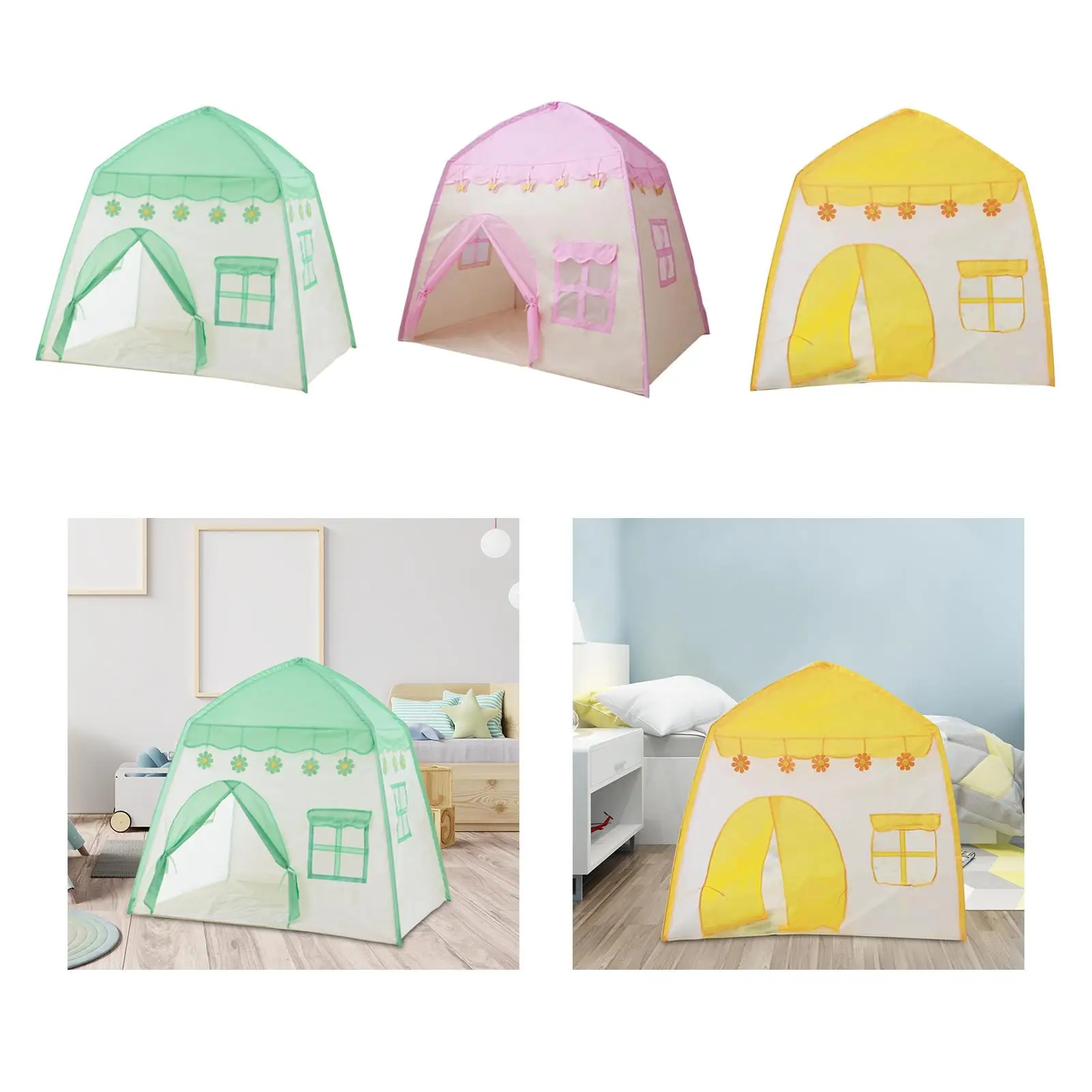 Cute Children Play Tent Fun Game Tent Multipurpose Outdoor Indoor Play Portable Role Play Game for Park Camping Outdoor Indoor