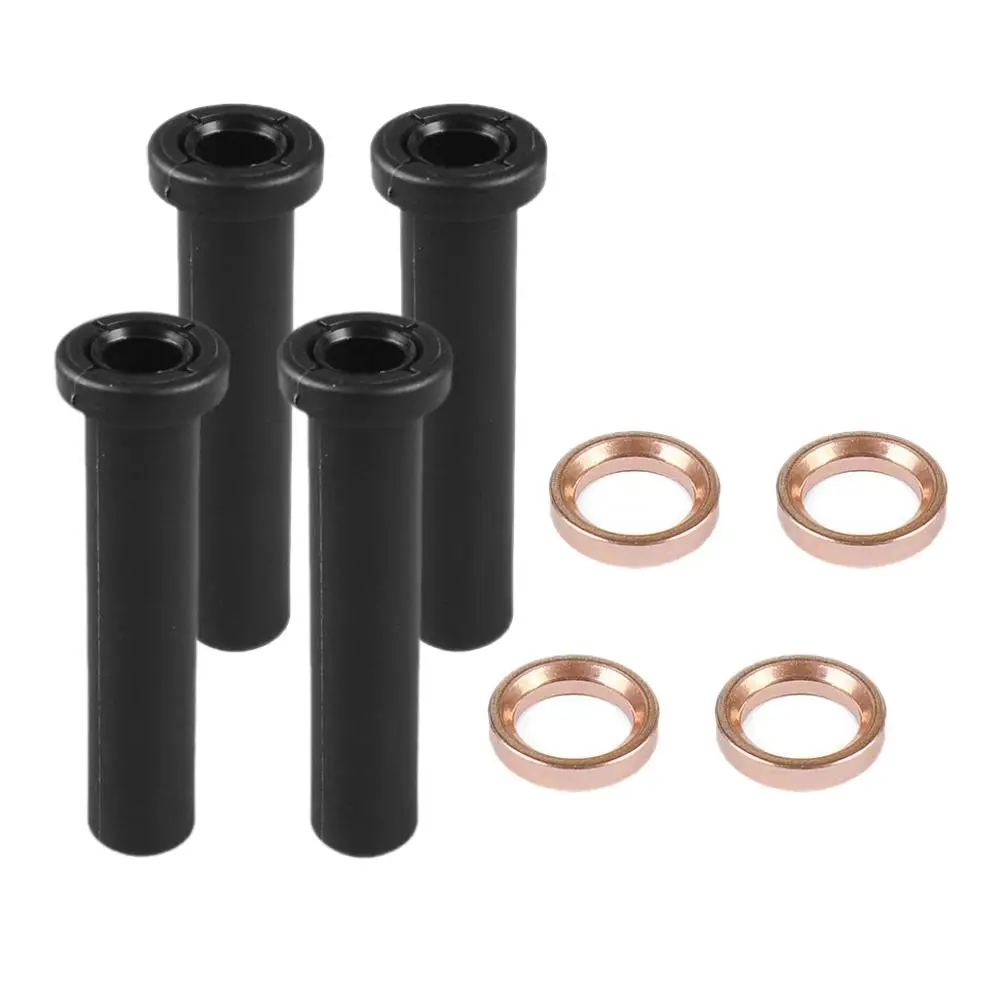 4x Front A Arm Long Bushings 5434551 Spare Parts W/Spacers 5433066 for Polaris Trail Blazer 250 93-05 Vehicle Parts Durable