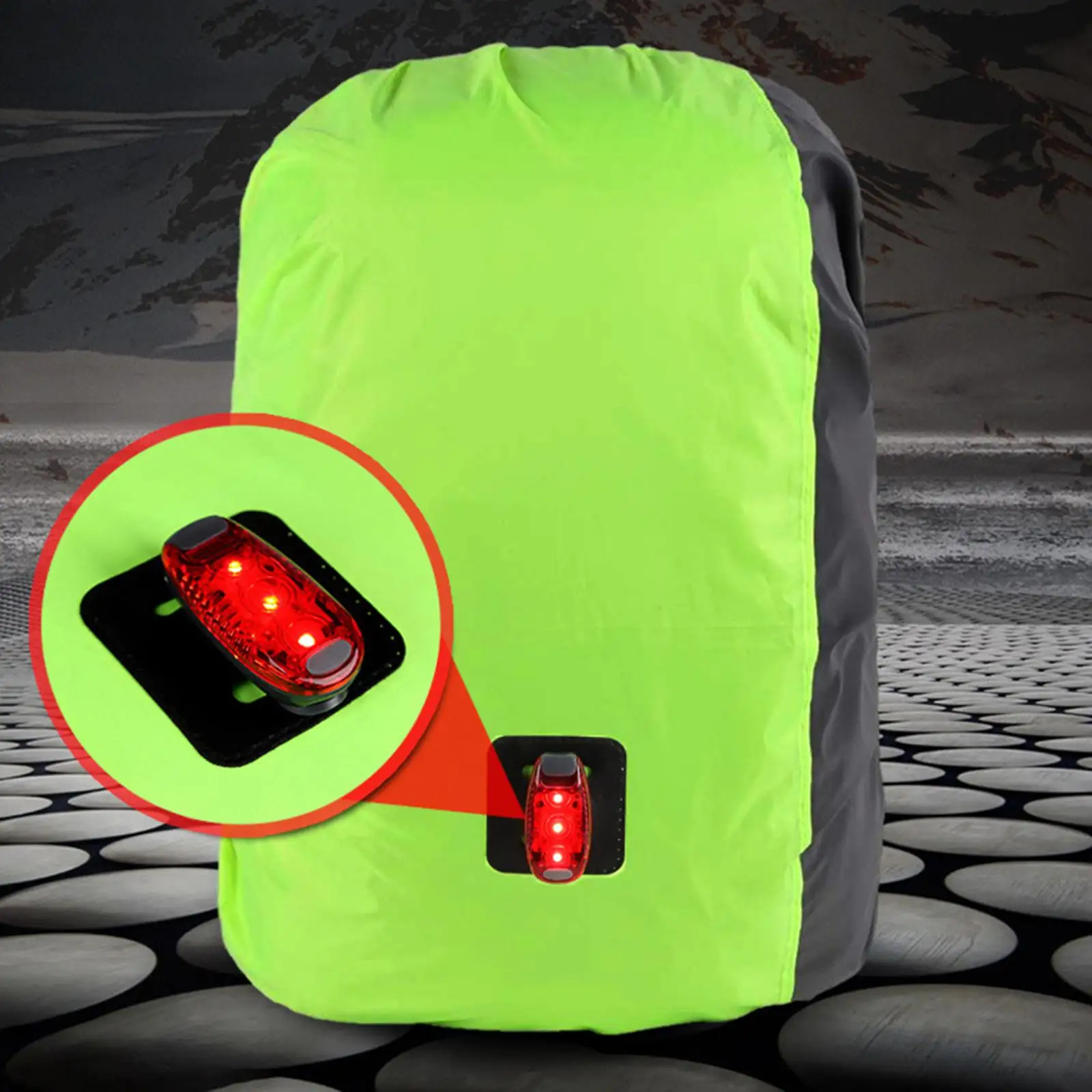 Outdoor Backpack Rain Cover Climbing Travel Ultralight Compact Bag Cover