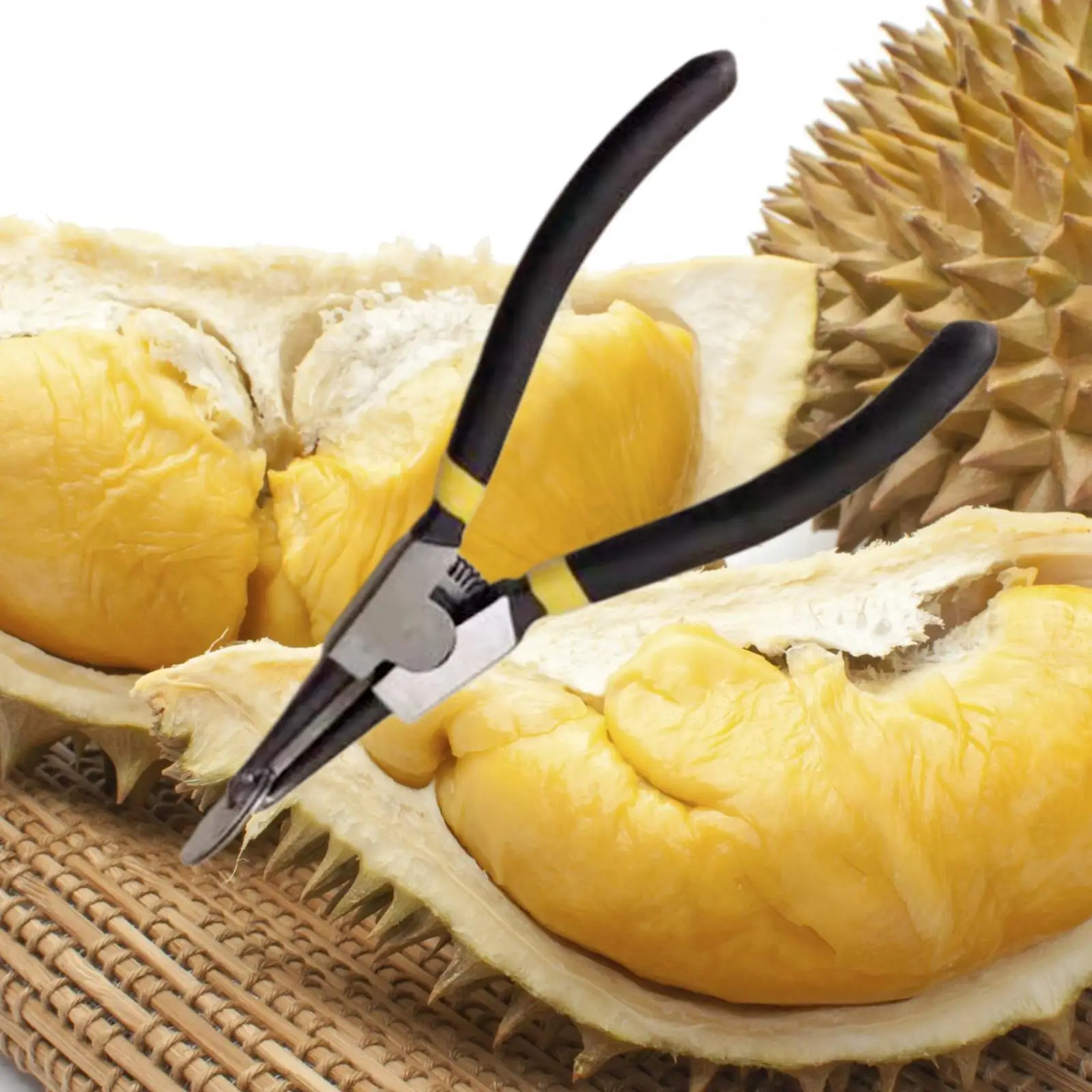 Durian Opener Durian peeling Clip Rustproof Comfort Handle Kitchen Utensils Gadgets Manual Durian Shelling Machine for Household