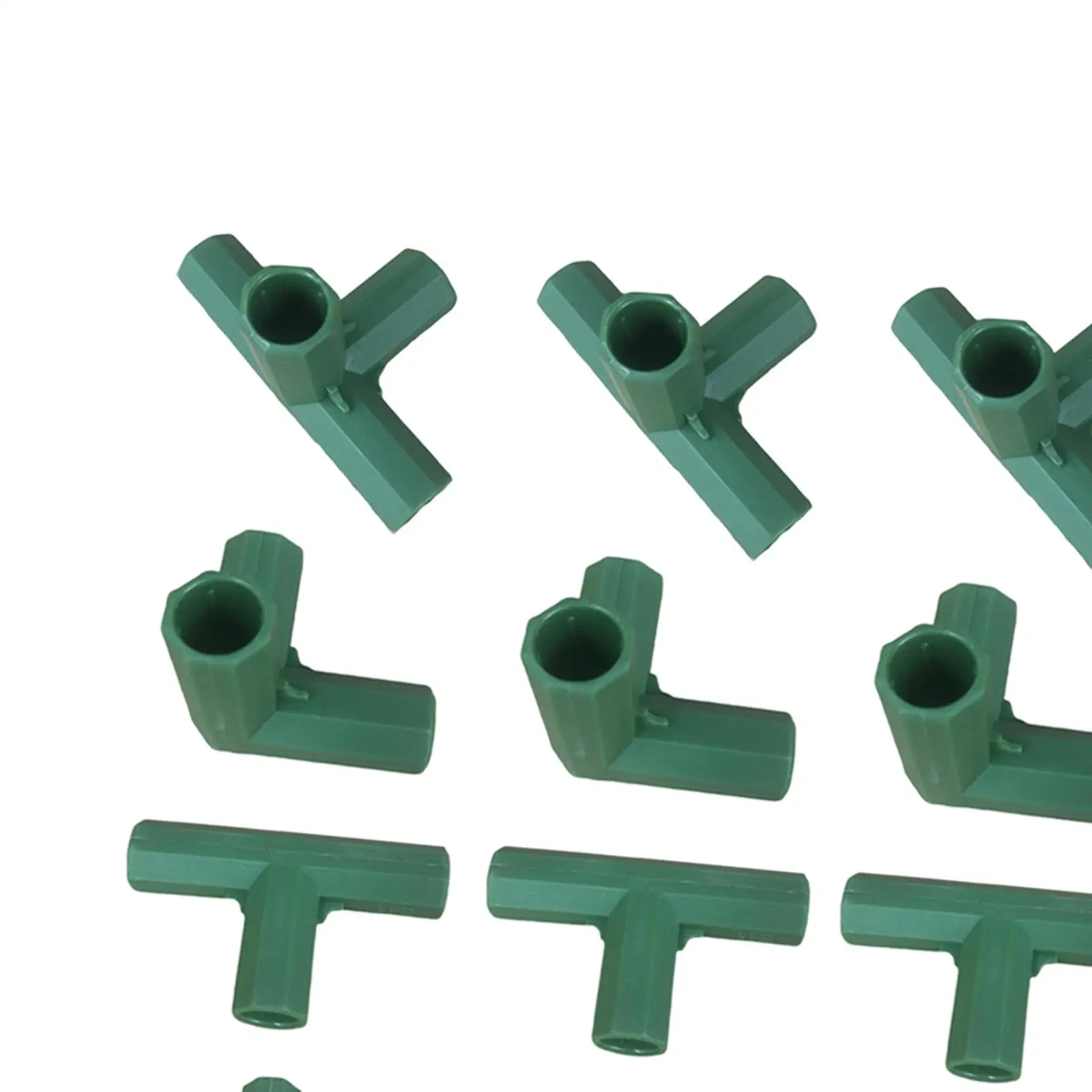 20Pcs Plastic Greenhouse Pipe Building Fittings Frame Connectors for Greenhouse Bracket Connectors