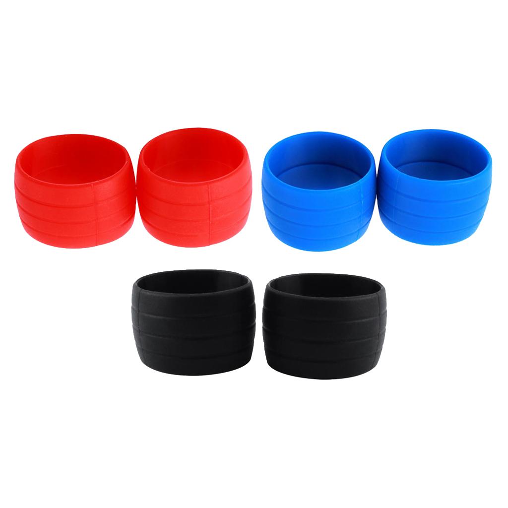 6PCS Silicone Fixing Sleeve Collar for Cycling Bike  Handlebar 