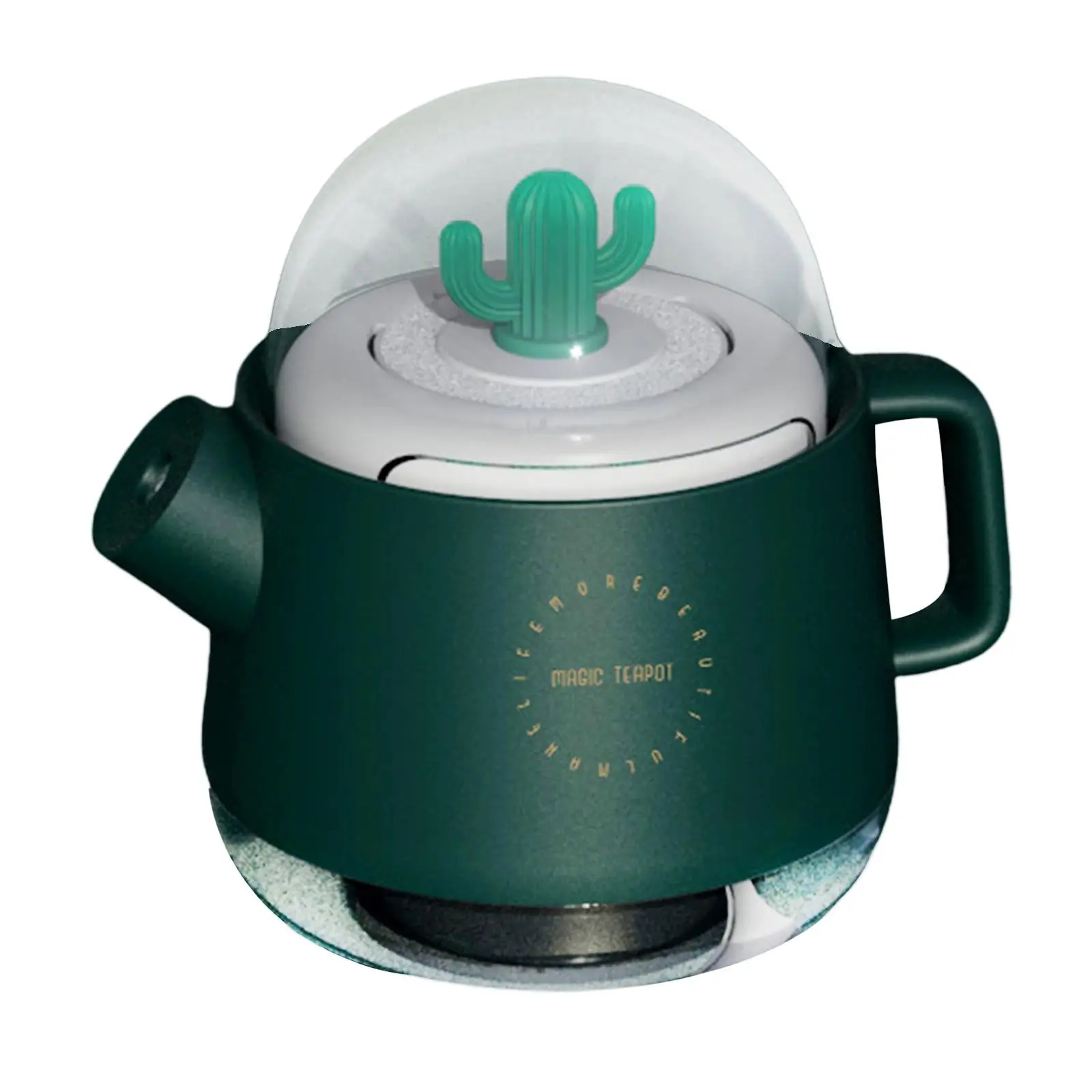 Plastic Teapot Air Humidifier Essential  with Colorful Night 60ml Water Tank