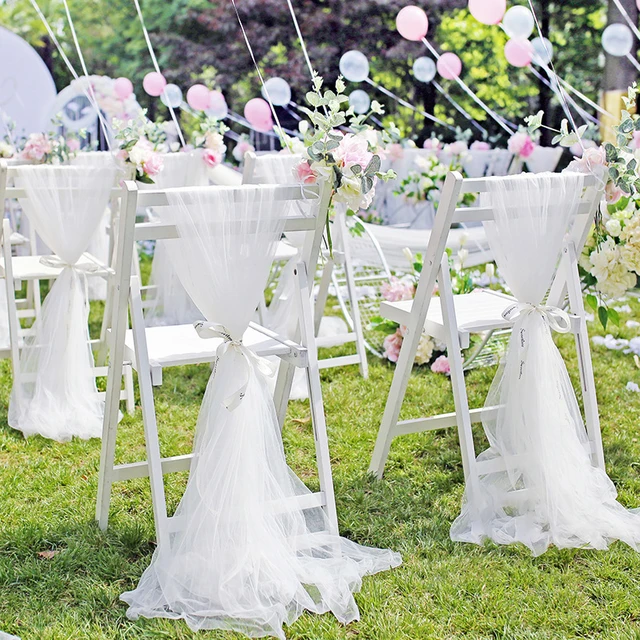  YONGYONGDE Tulle Roll Wedding Engagement Decoration