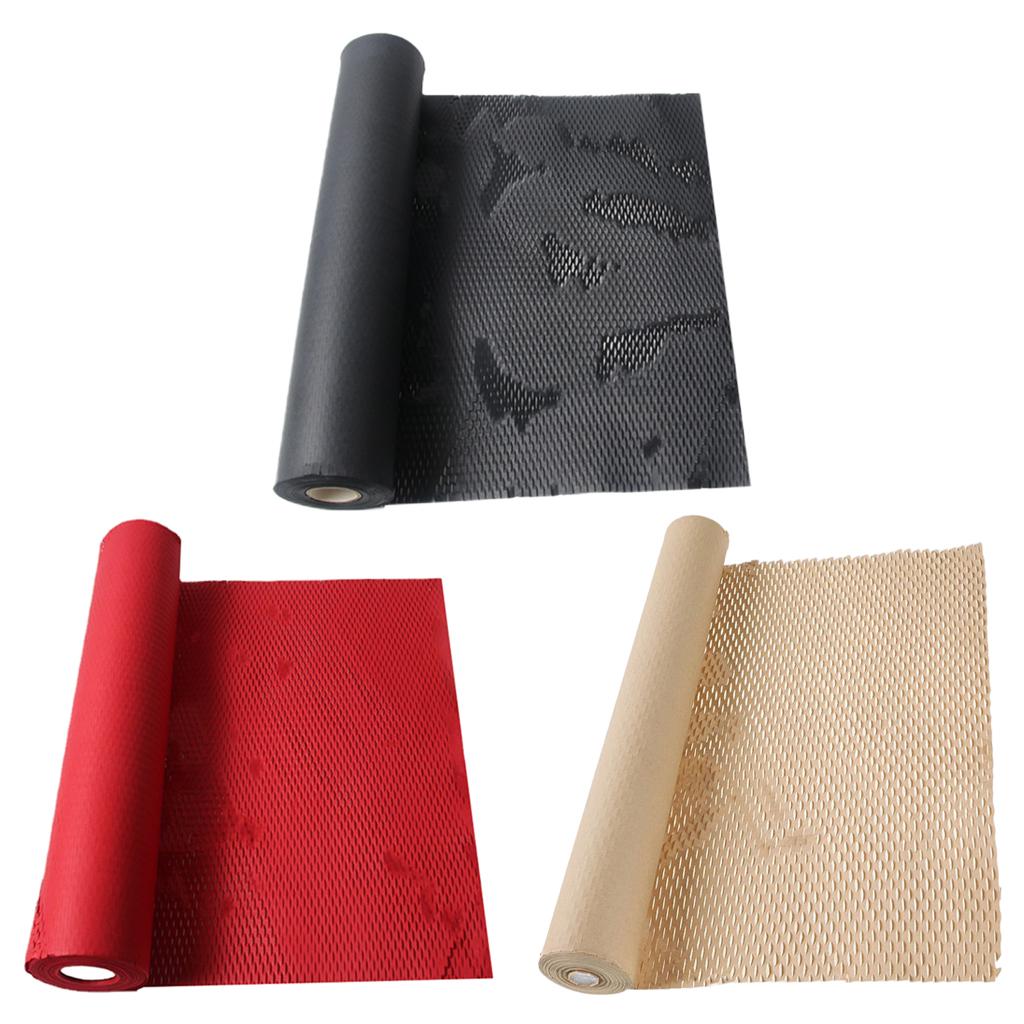 50 Meter Kraft Paper Roll - Natural Recycled Material - Honeycomb Padding Wrapping for Wrapping, Wrapping, Crafts,