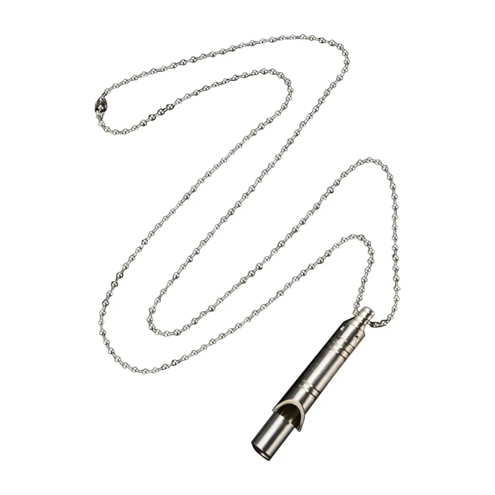 Survival Whistle with Necklace Portable Multipurpose Outdoor Necklace Whistle for Sports Fishing Hiking Hunting Emergency