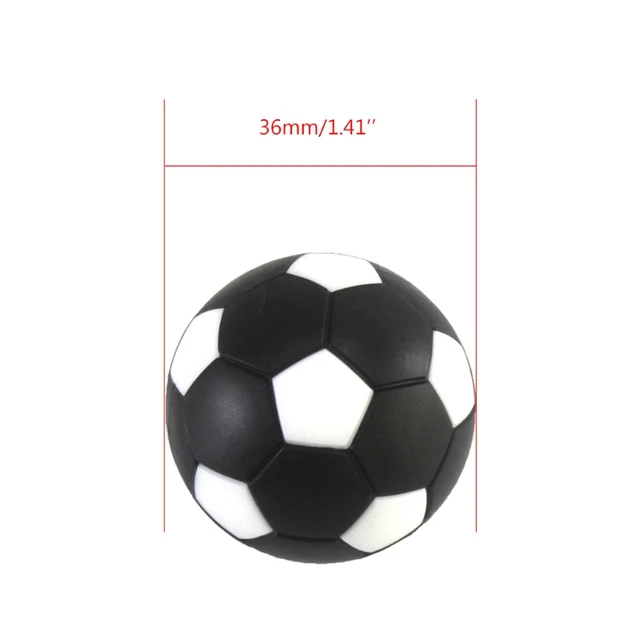 Pelotas de mesa de futbolín, mini pelota de fútbol de 1.25 pulgadas, bolas  de futbolín, accesorios de repuesto pequeños, multicolor (paquete de 12