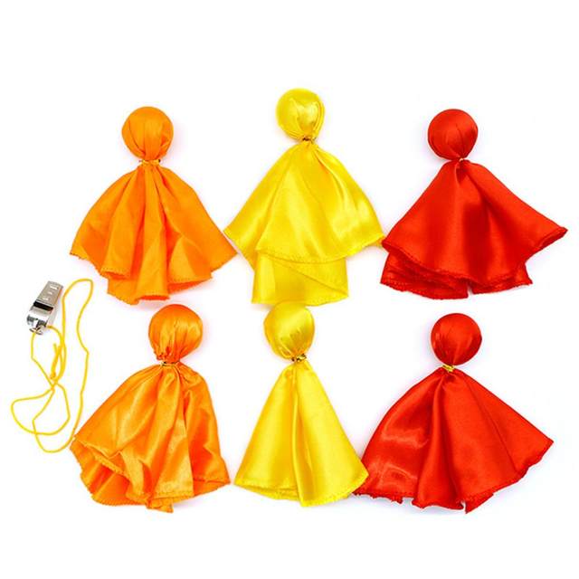 6Pcs Football Soccer Penalty Flag Game Referee Props Tossing Flags Sports  Fan Football Penalty Flag Party Accessory Hot Sale