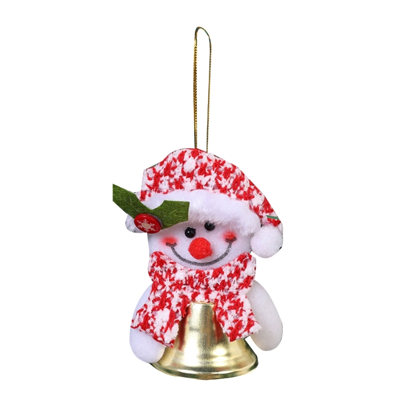 Décorations De Noël Père Noël Bonhomme De Neige Cloche Arbre De Noël Avec Pendentif Poupée Cadeau Pendentif