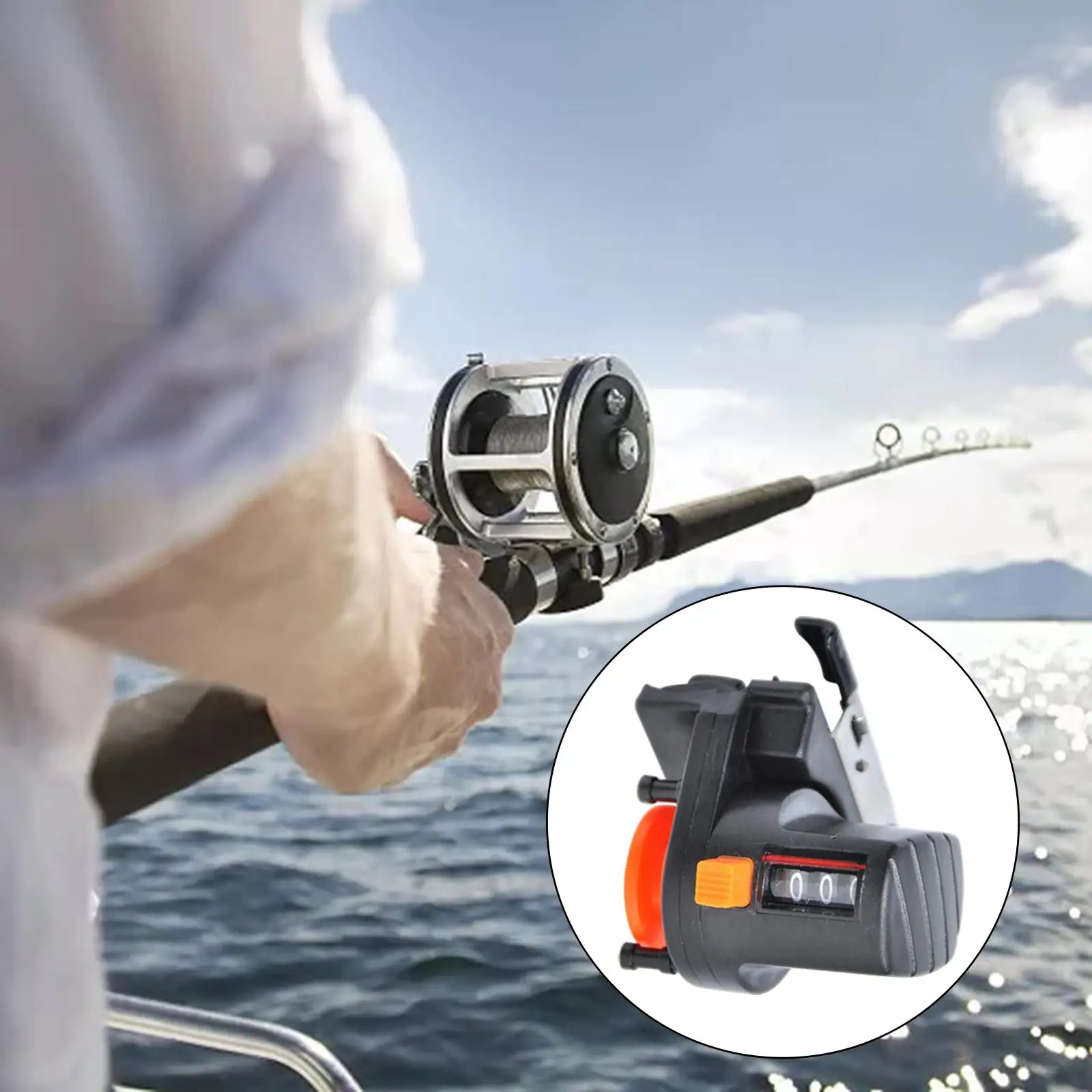 999 Meter Fishing Line Depth Finder Counter for Beach Fishing
