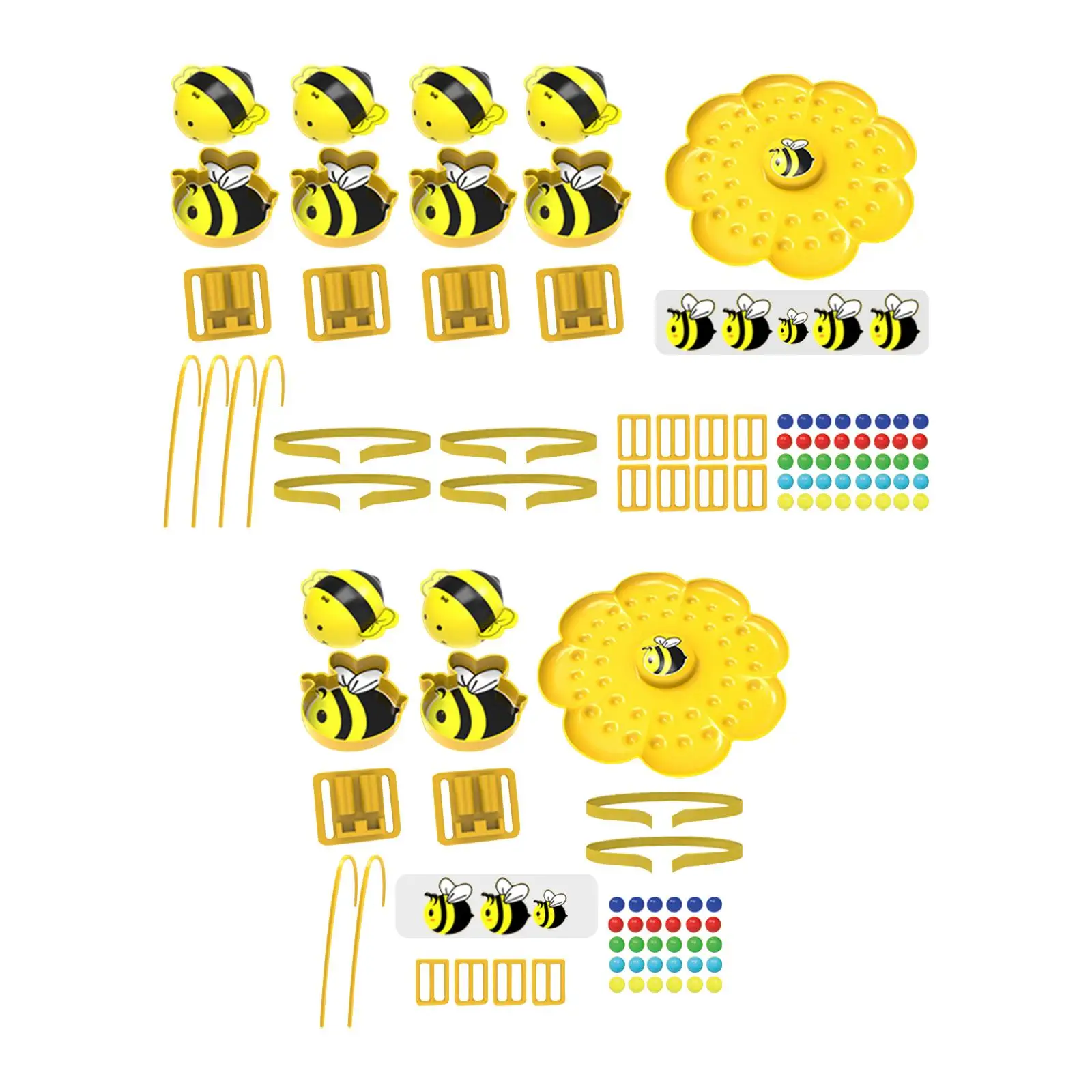 Forehead Fishing Game Toy Counting Toy Development Toy Magnetics Bead Little Bee Montessori Toy for Girls Boys Kids Children