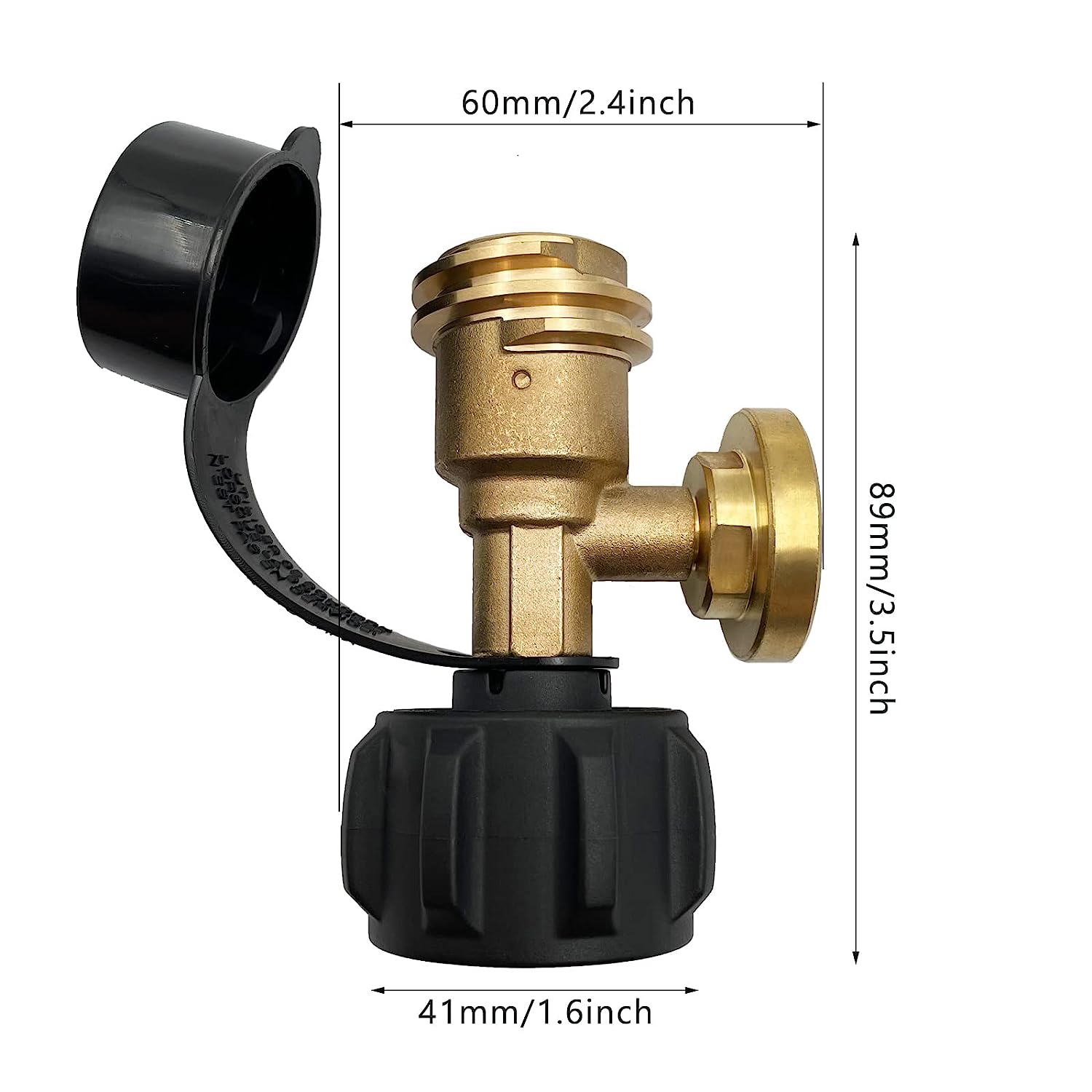 Description Picture 3 of item1Pc Propane Tank Gauge Level Indicator Pressure Meter Upgraded Propane Gas Leak Detector for Rv Camper Cylinder Heater