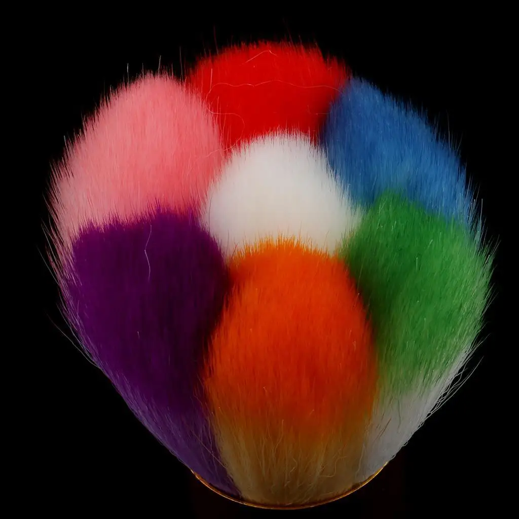 Colorful Soft Hair Nail Art Glitter Brush Dust Clean UV Gel Powder
