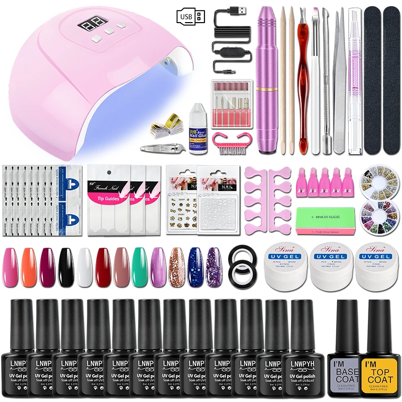 Complete Manicure Set for Nail Extensions