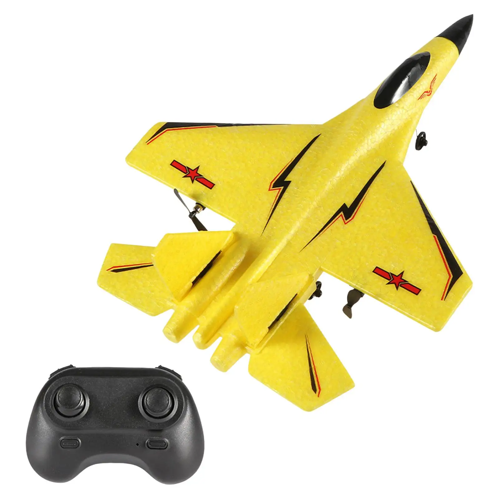 Remote Control Aircraft Foam Airplane Fighter 2CH RC Jet Glider Ready to Fly