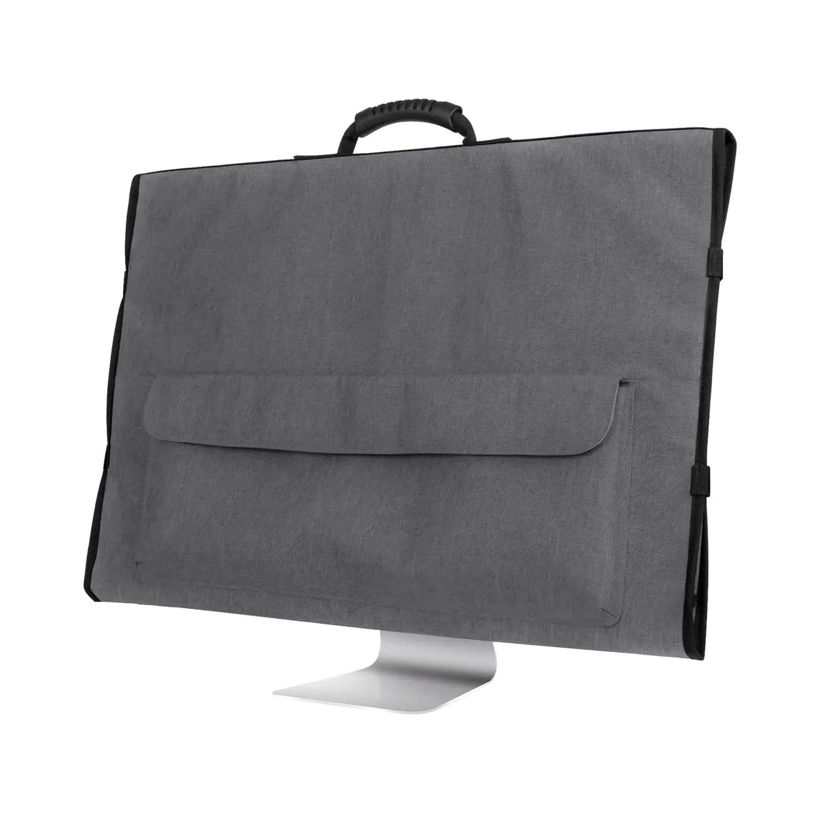 27inch Monitor Carrying Case Adjustable Buckle Anti Scratch Padded Travel Carrying Bag Protective Case for Desktop Computer