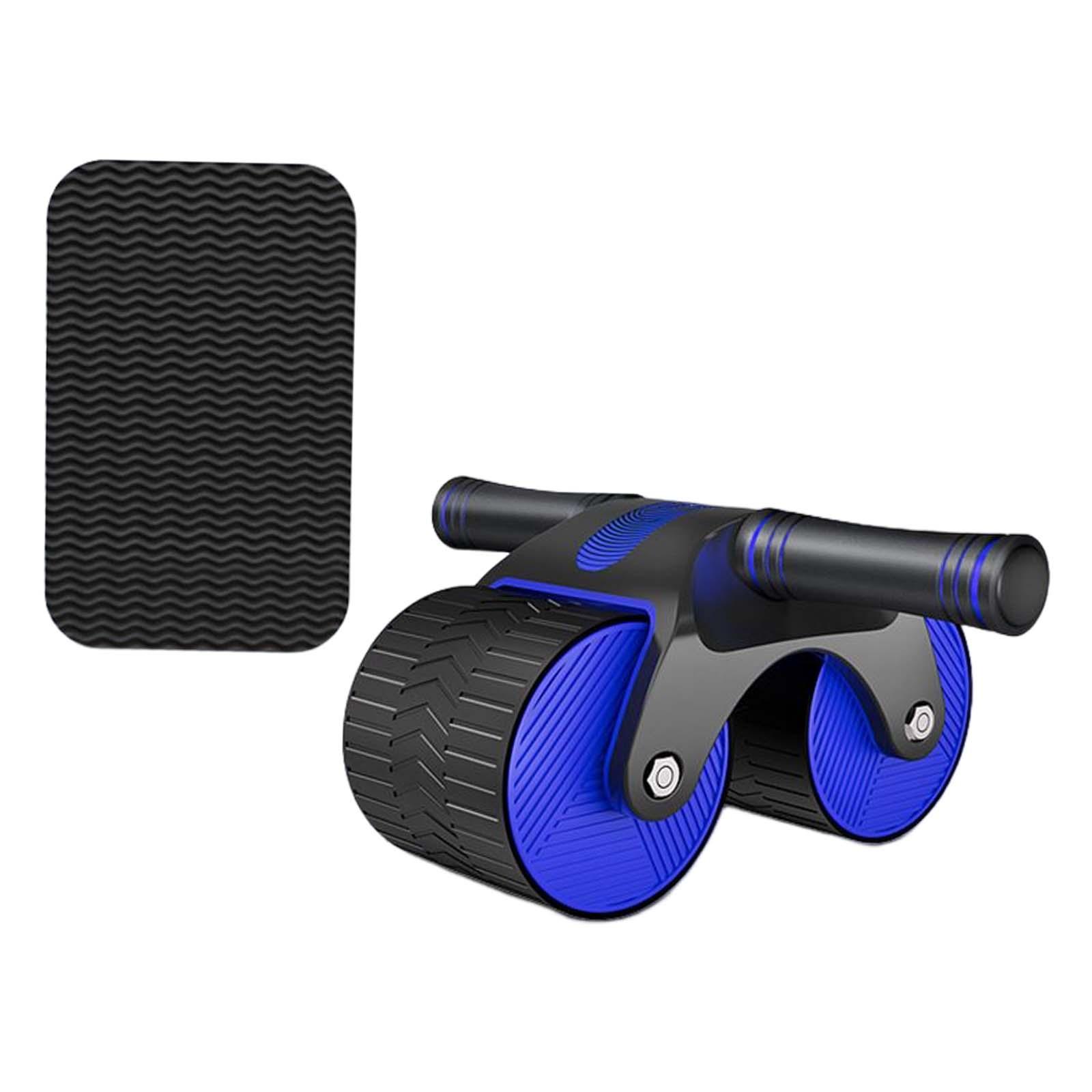 Automatic Abdominal Wheel Widen Low Noise Double Wheel Roller Wheel for Arms Training Gym