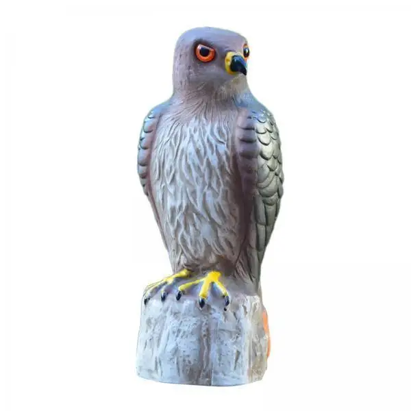 2X   Hunting Decoy Statue Yard Garden Scarecrow Outdoor Red Tailed 