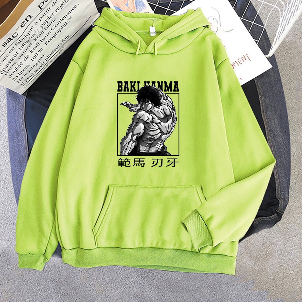 Baki Hanma Yujiro Gym Anime Hoodie Pump Cover