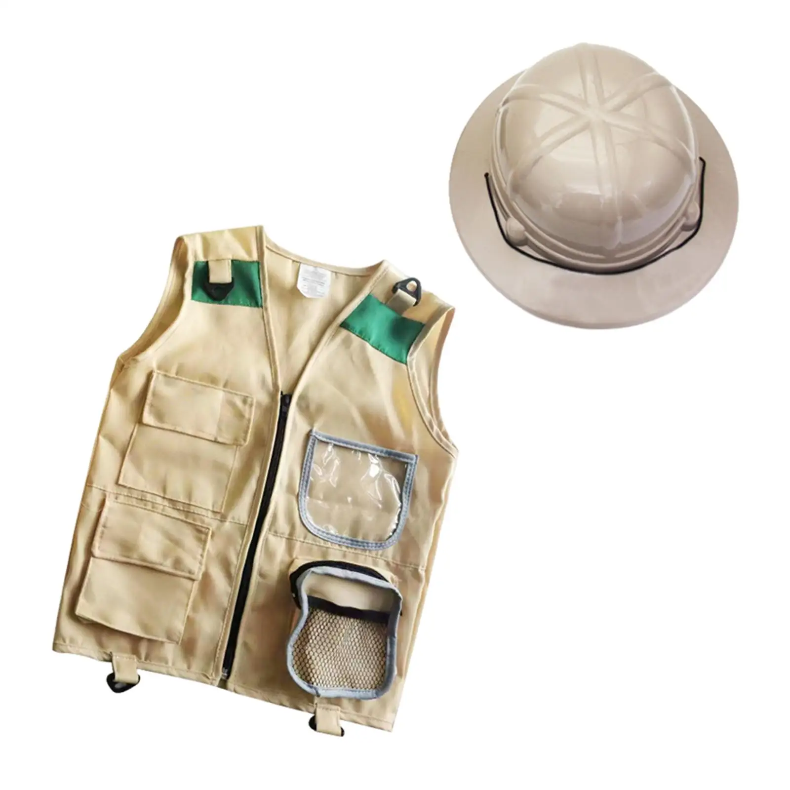 Explorer Kit, Kids Explorer Costume Set, Backyard Cargo Vest Dress up Role Play for Kid