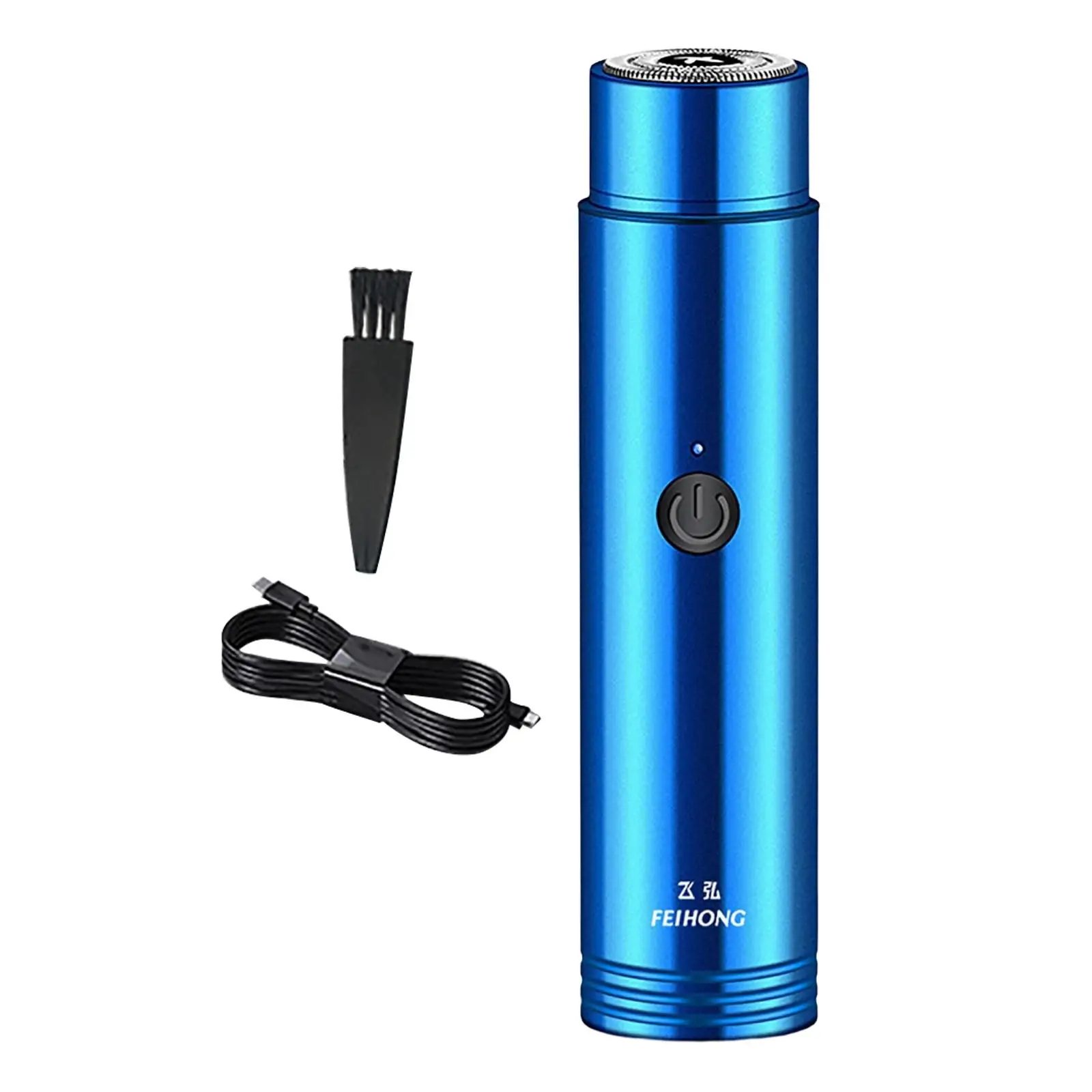 Mini Electric Shaver Portable Waterproof Rotary Razor Wet and Dry Use Lightweight Cordless Pocket Razor USB Charging Razor